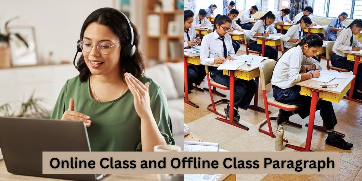 Online classes and offline classes paragraph