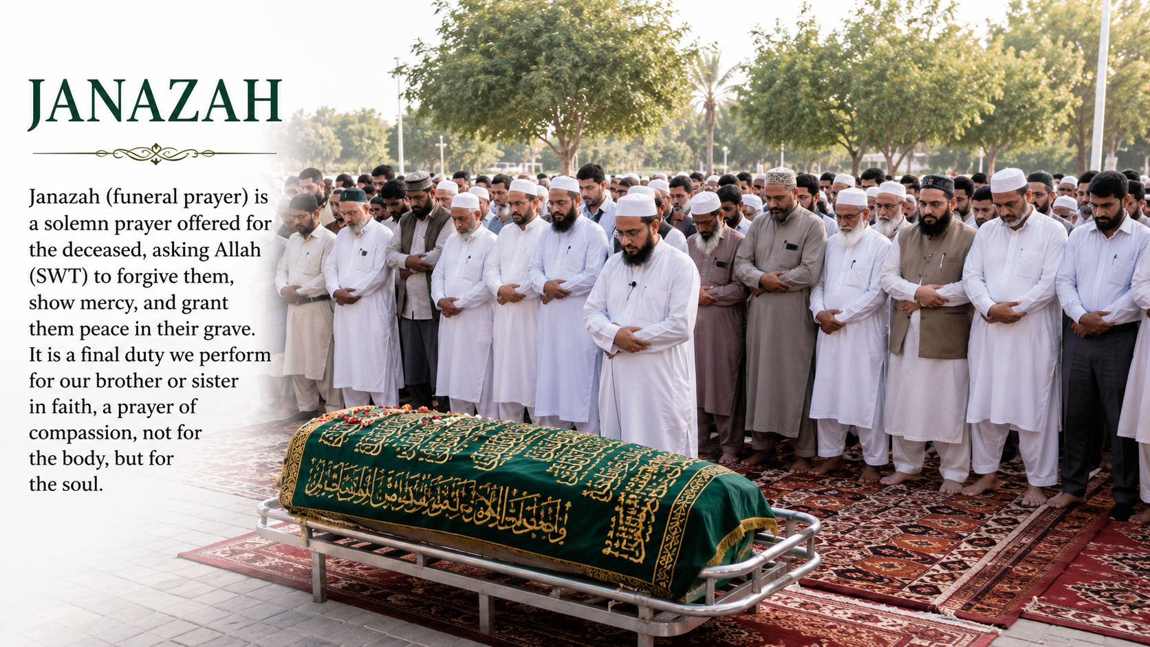 Supplication for the Funeral Prayer (Janazah)